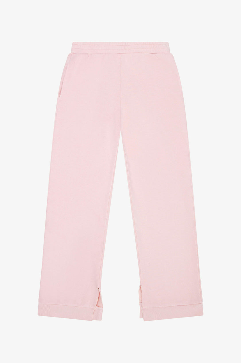 Tenly Cotton Fleece Split Hem Pocket Pant
