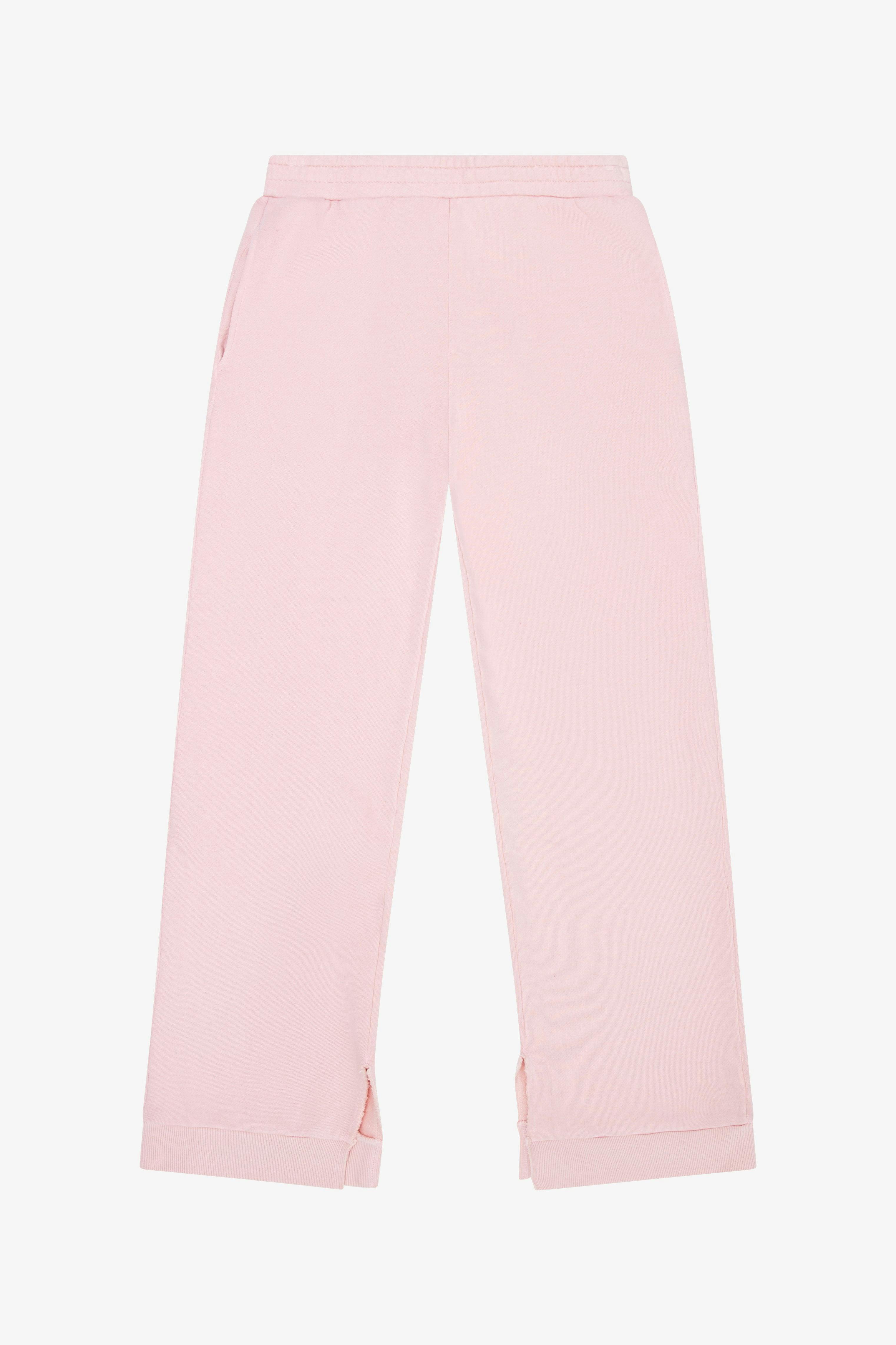 Tenly Cotton Fleece Split Hem Pocket Pant