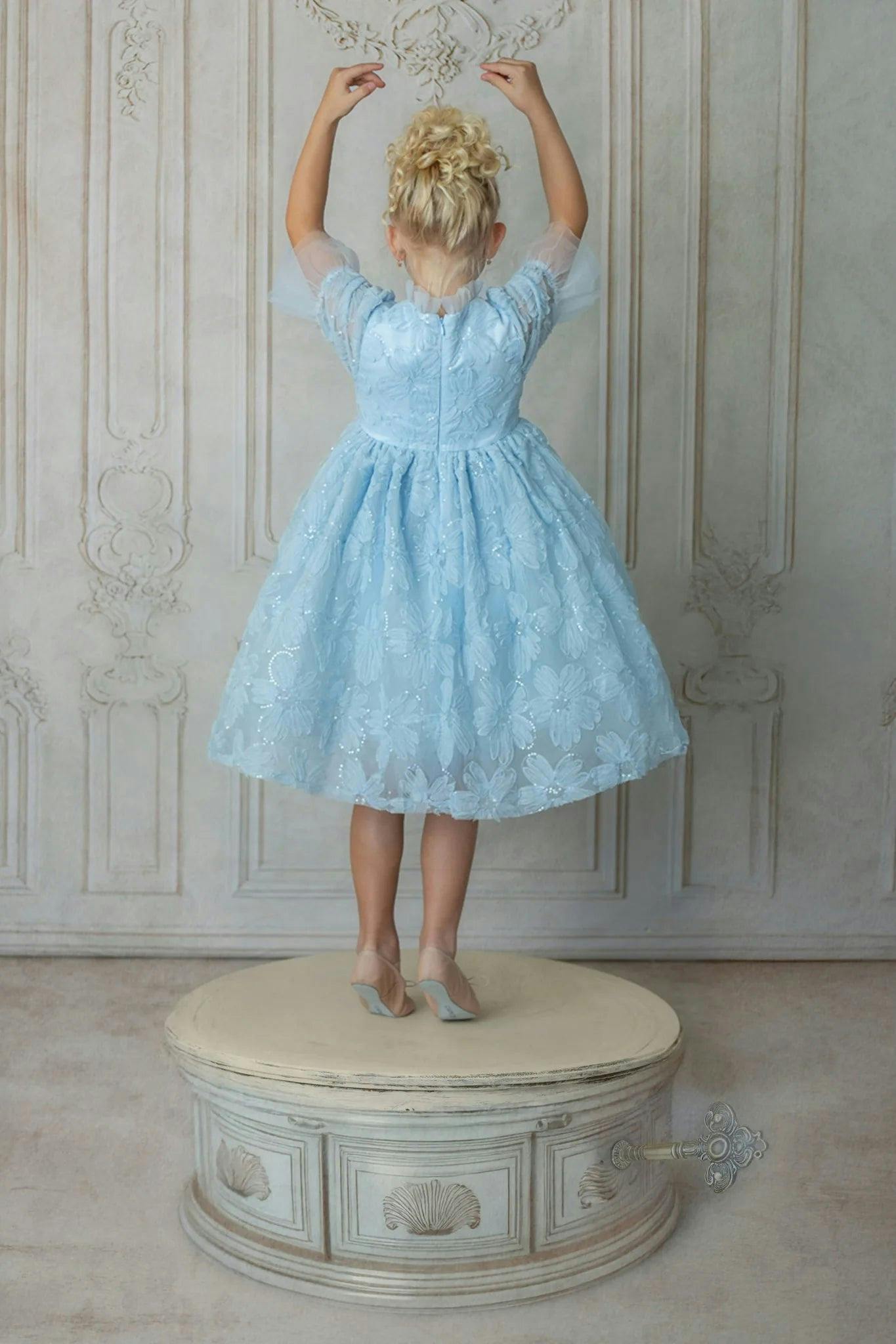 Sky Petal Music Box Dress