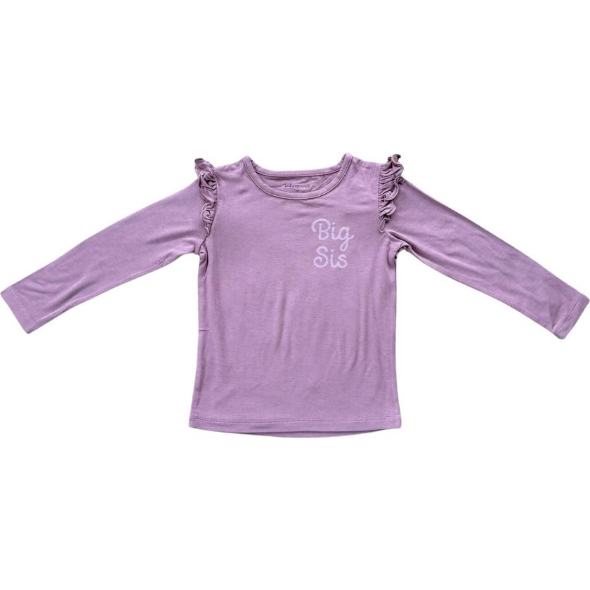 Girl's Long Sleeve Ruffle Top
