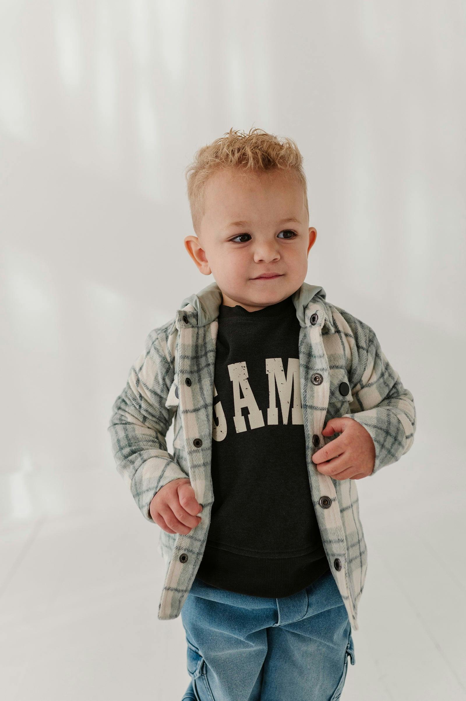 Boys Boxy Sweatshirt in Game