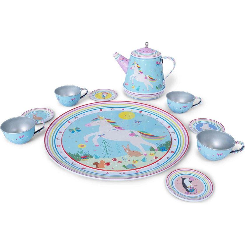 Rainbow Fairy 11pc Musical Tea Set