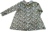 Charlie Dress and Bloomer Set in Woodland Floral in Cocoa