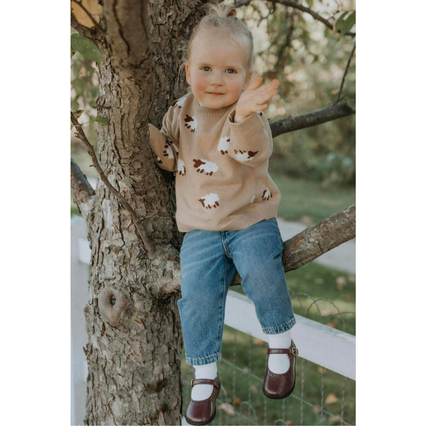 Baa Baa Sheep Jacquard Sweater
