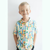 Cory baby's & kids' short sleeves button down collar shirt