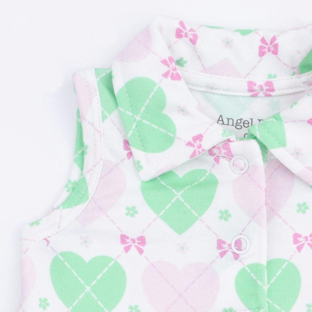 Heart Argyle - Polo Tennis Dress