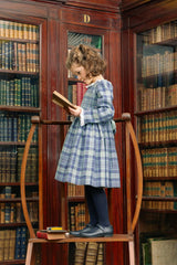 Heidi Blue Tartan Smocked Dress