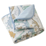 QUINN Reversible Light Weight Quilted Baby Blanket