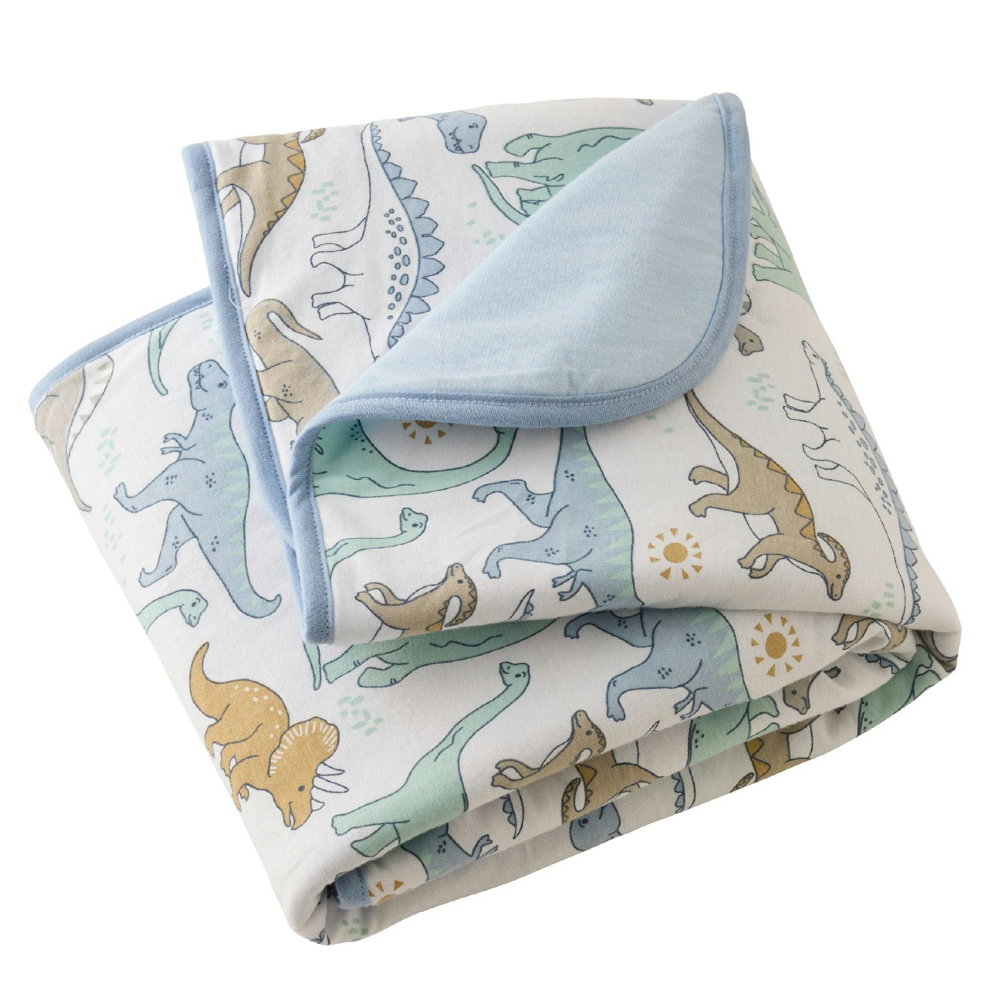 QUINN Reversible Light Weight Quilted Baby Blanket