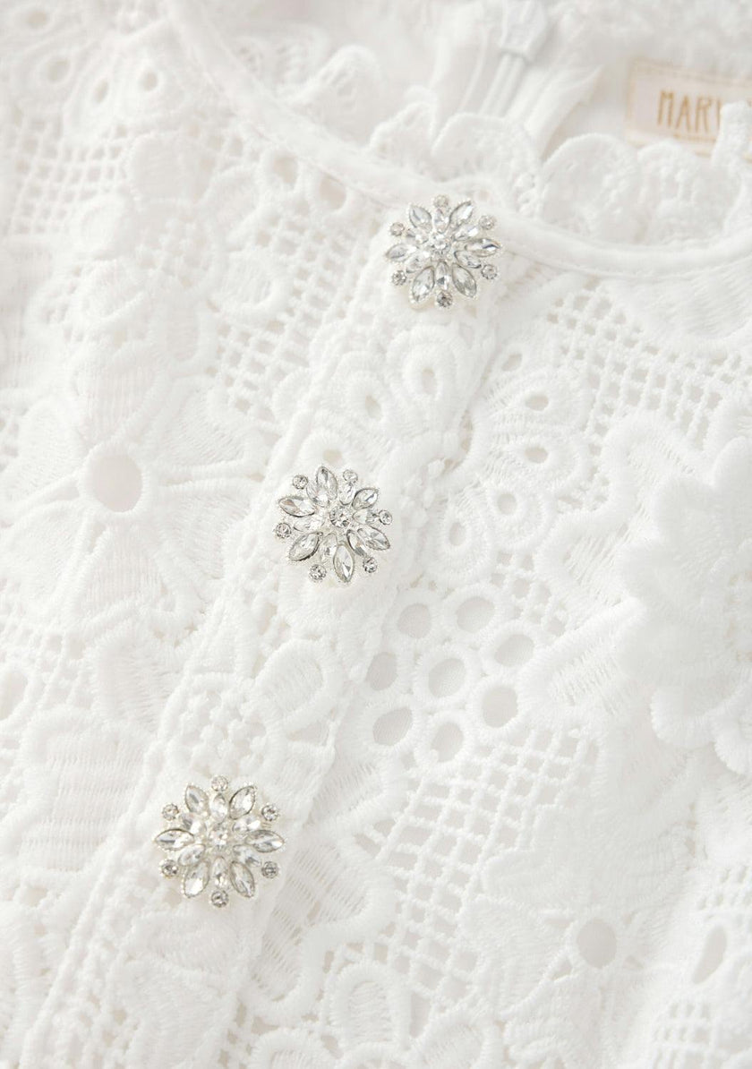 Lucinda Embroidered Mini Dress