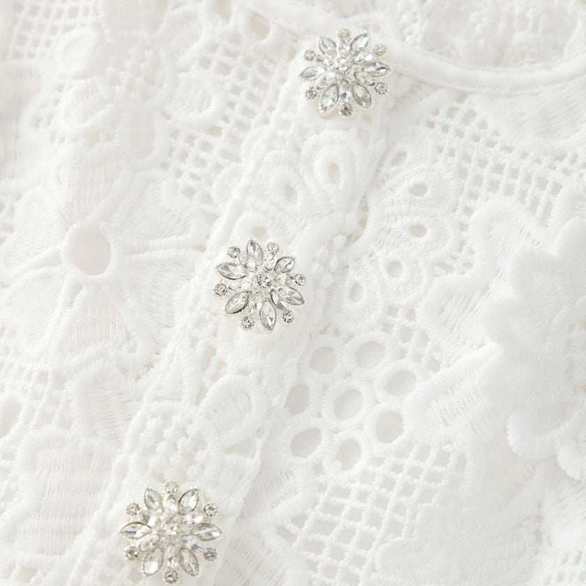 Lucinda Embroidered Mini Dress