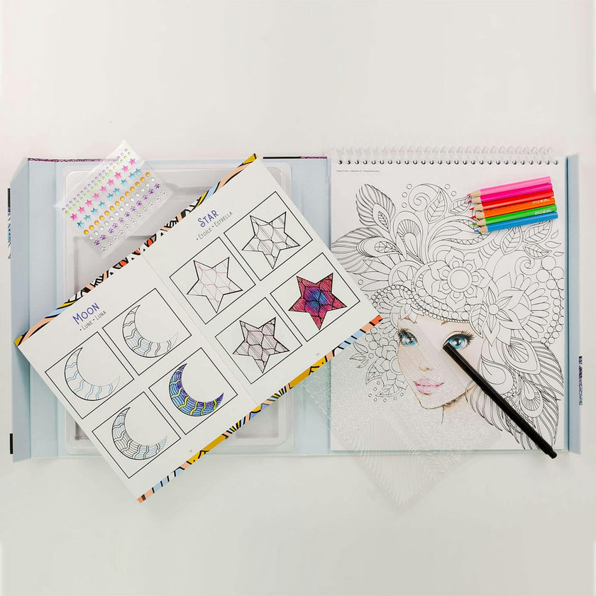 Cool Swirl Kids Art Kit