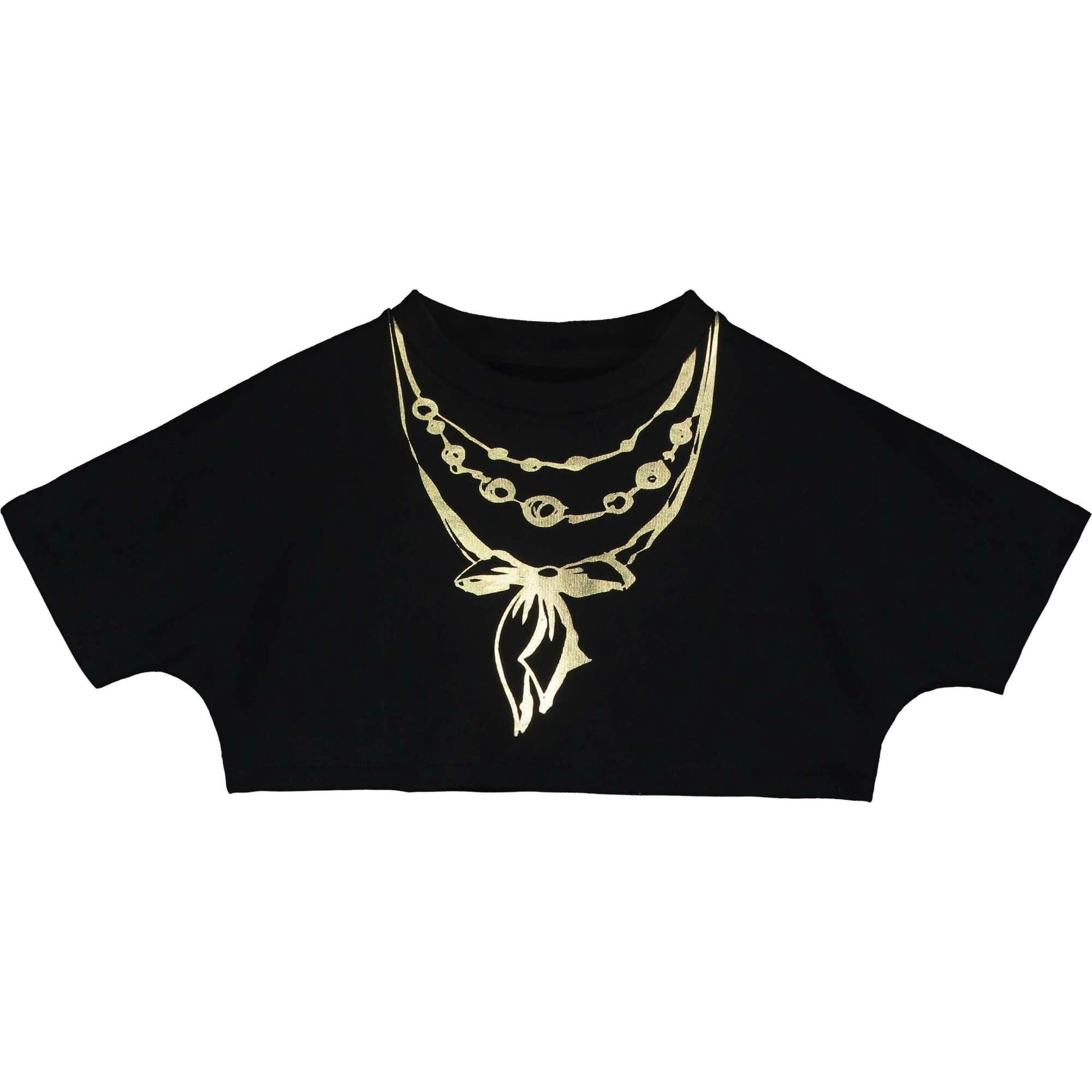 Jewelry Crop Sweatshirt