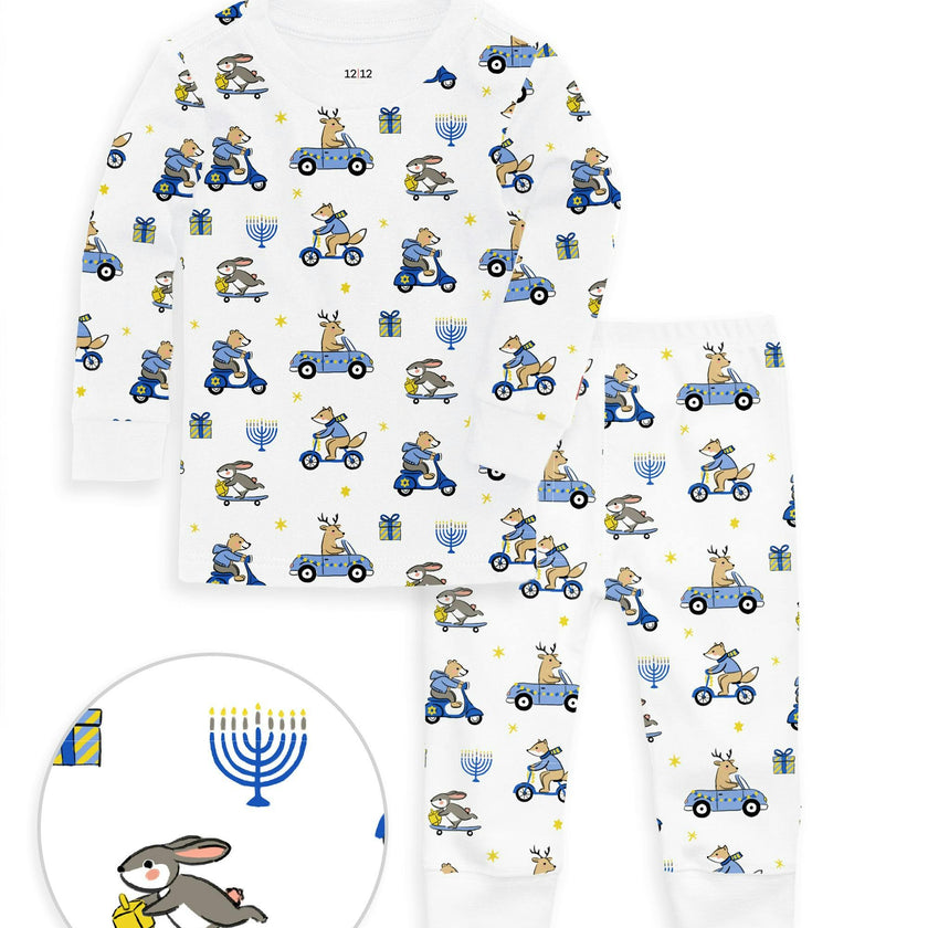 The Organic Long Sleeve Pajama Set [Hanukkah in a Hurry]