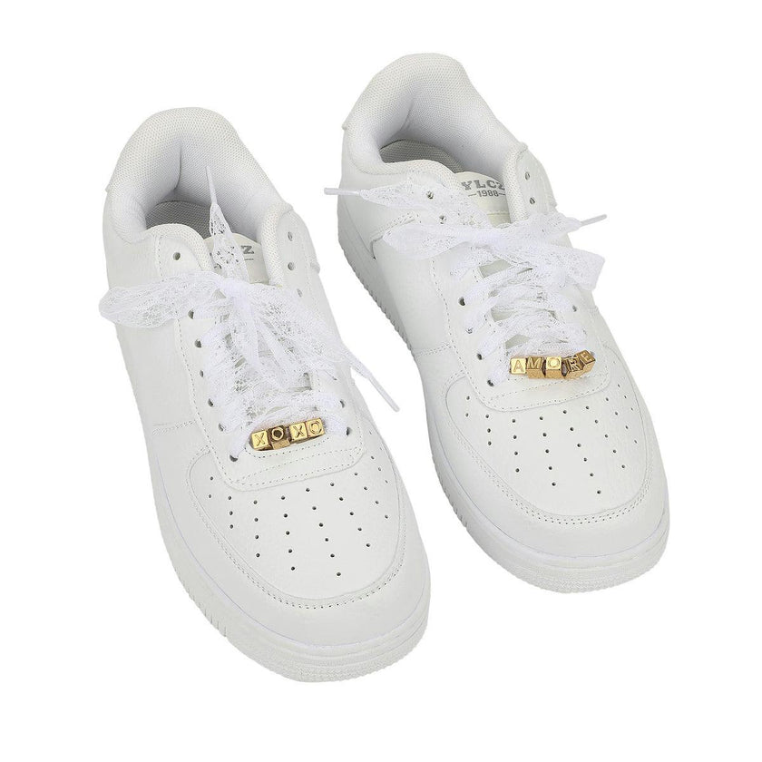 XOXO Shoe Lace & Charm Set