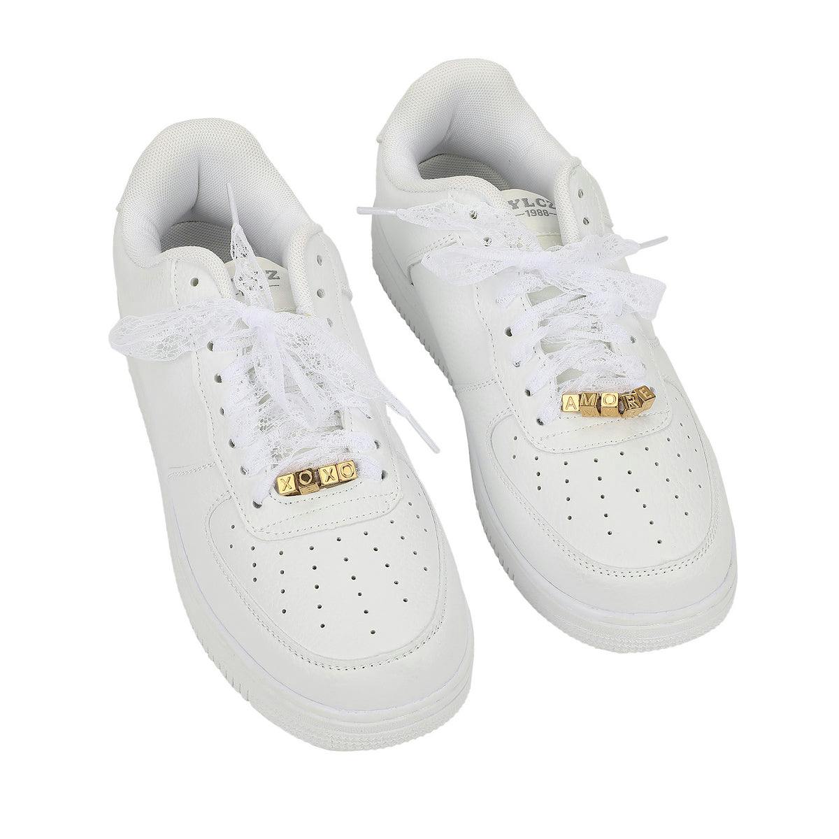 XOXO Shoe Lace & Charm Set