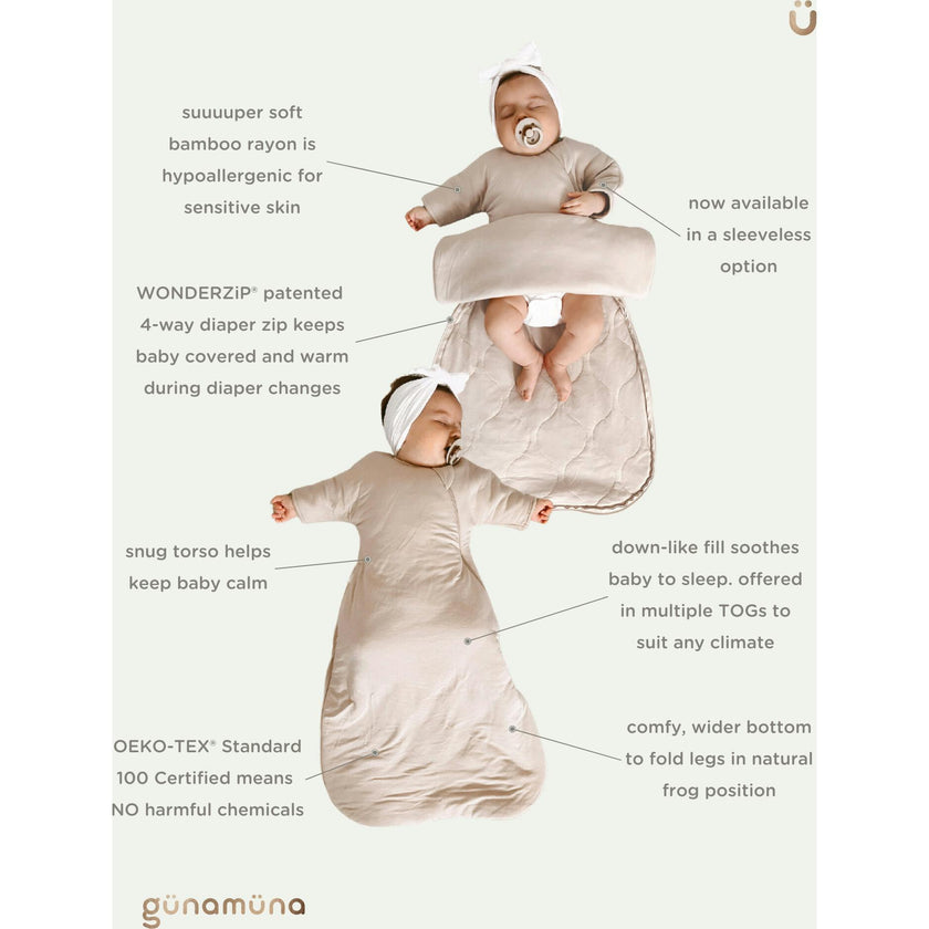 Long Sleeve Transitional Swaddle 1.0 TOG