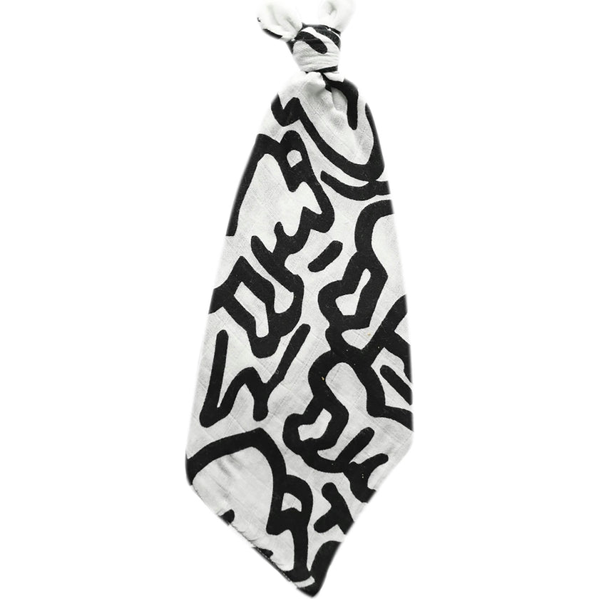 Etta Loves X Keith Haring 'Baby' Double Lay Knotted Muslin Lovey