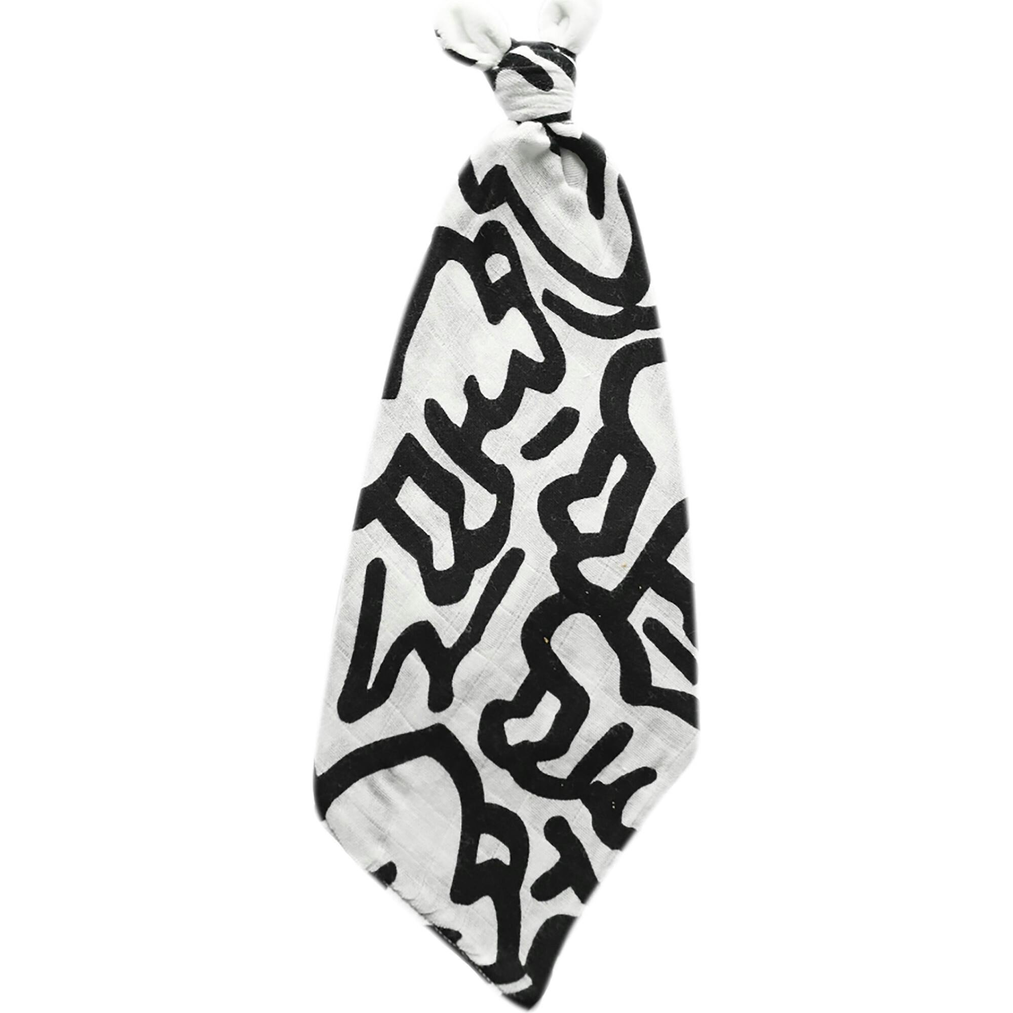 Etta Loves X Keith Haring 'Baby' Double Lay Knotted Muslin Lovey