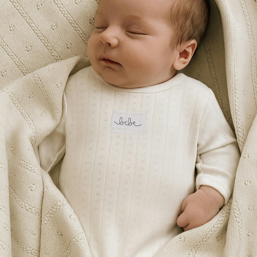Bebe Pointelle Footie