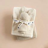 Organic Cotton Bunny Lovey, Birch