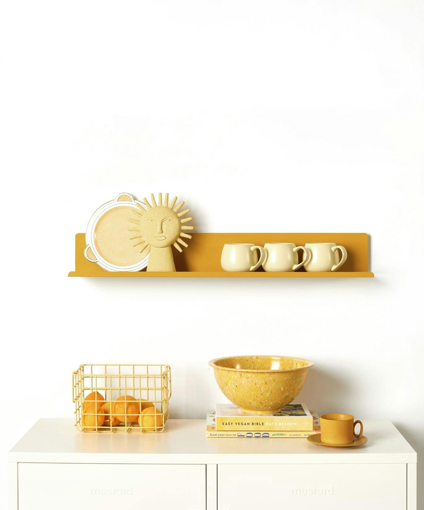 The Ledge in Mustard - Large