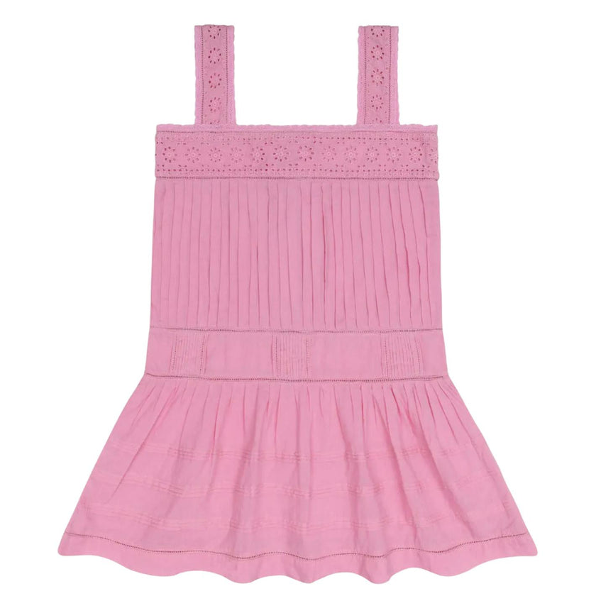 girls blush drop waist dress