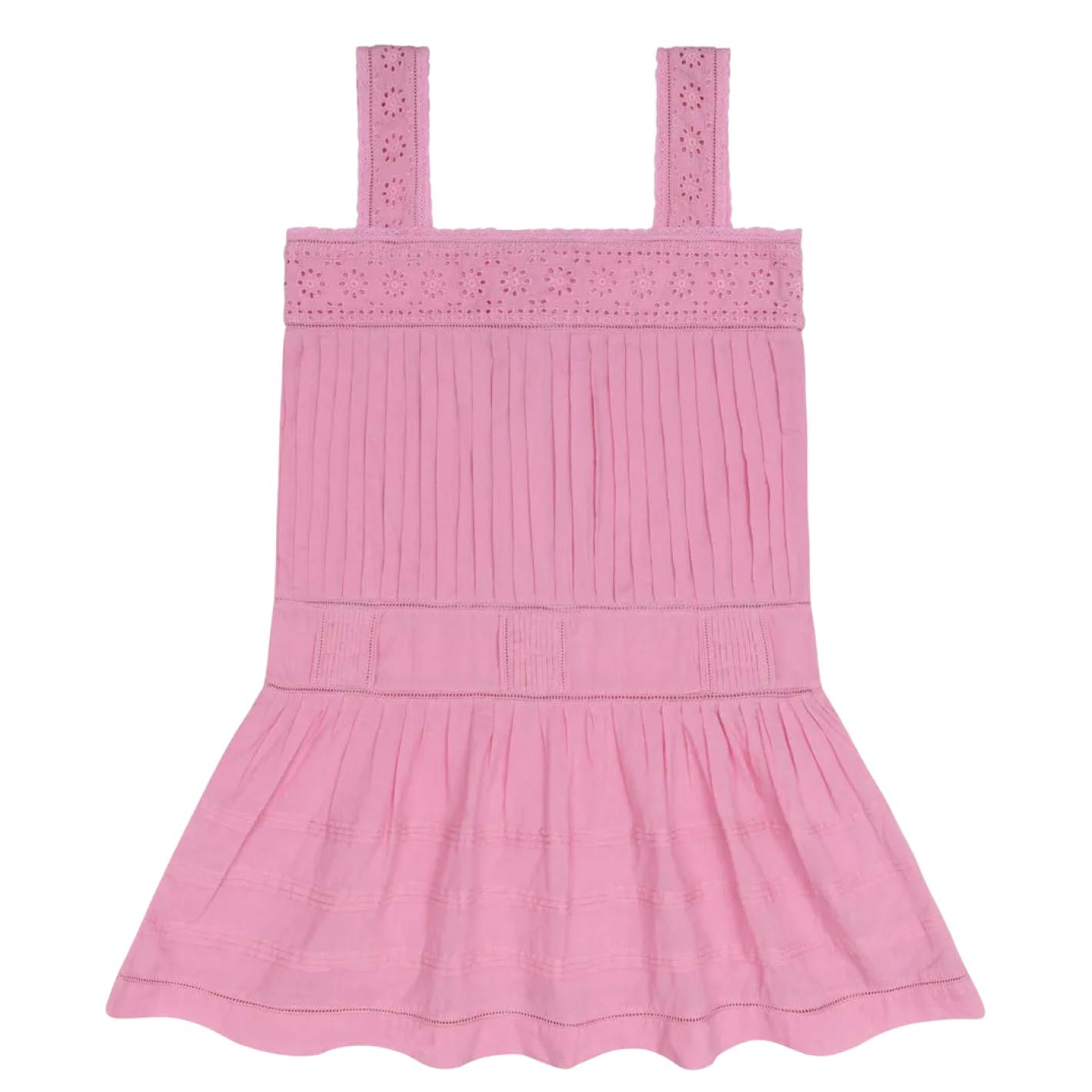 girls blush drop waist dress