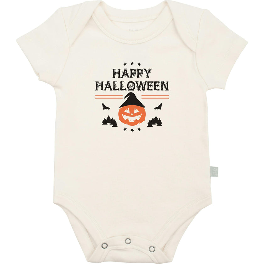 graphic bodysuit | halloween pumpkin