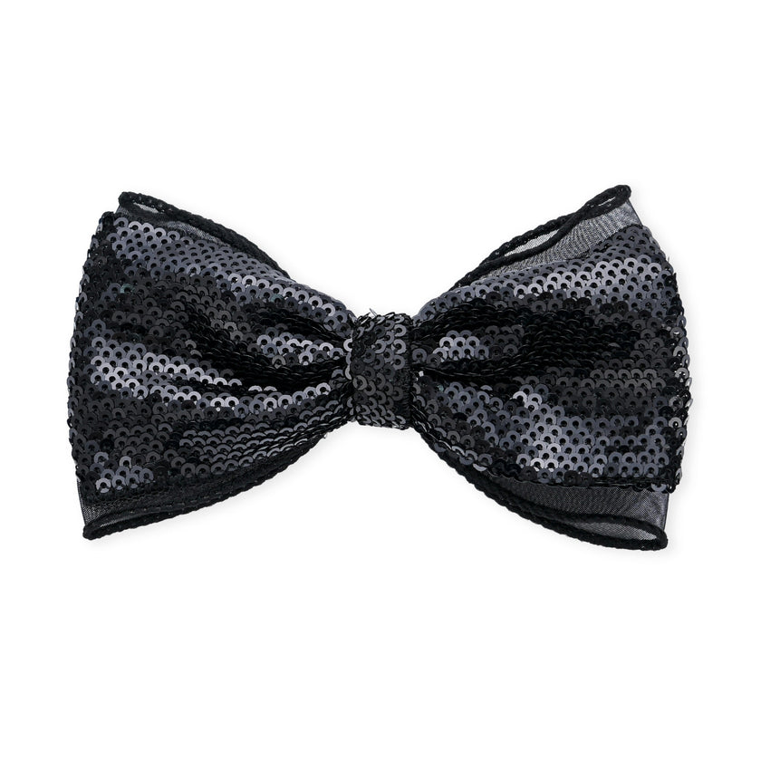 Multicolor Sequin Bow Clip Set