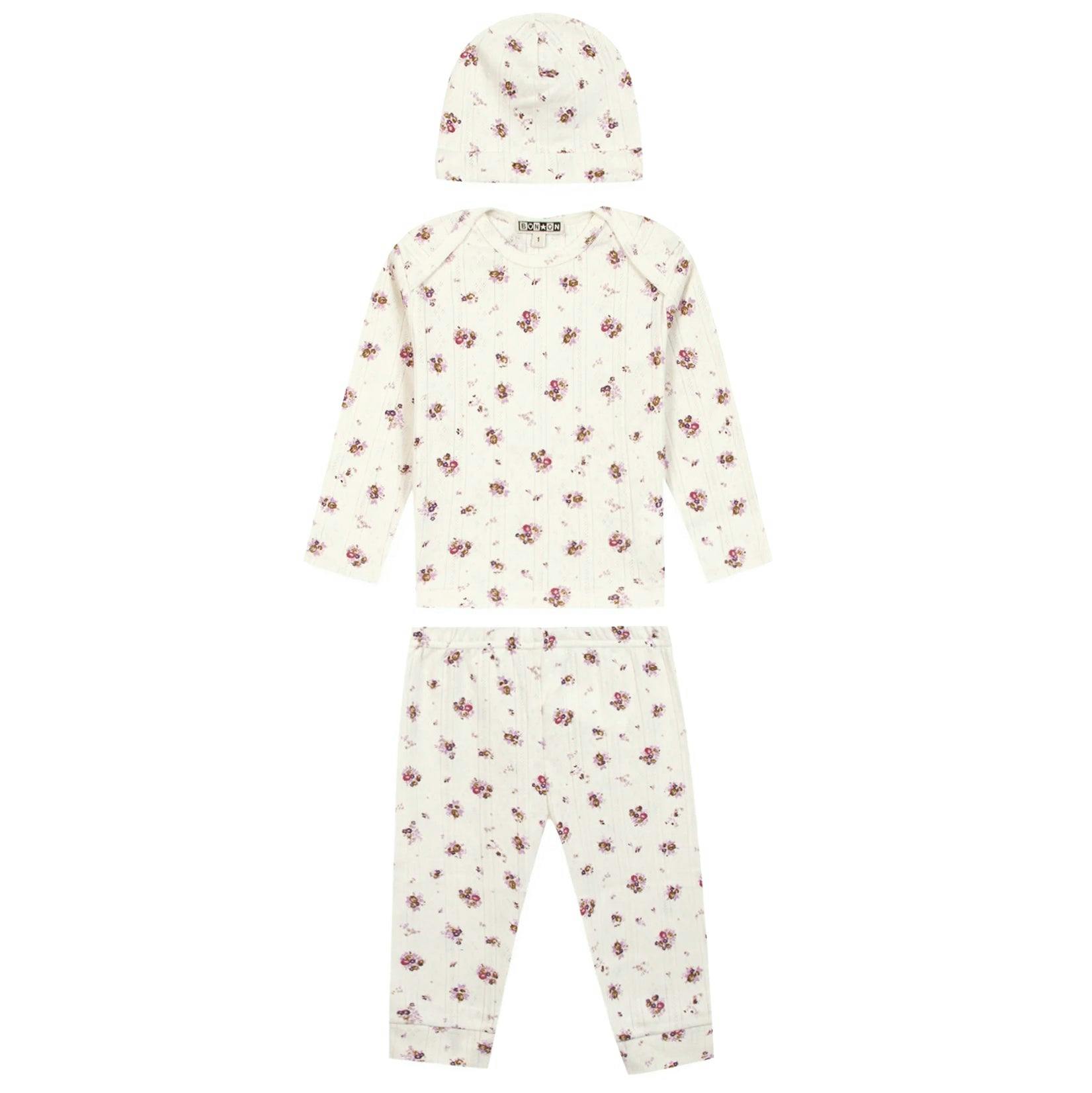 BONTON Tino Bouquet Pajamas - Bouquet Swinging