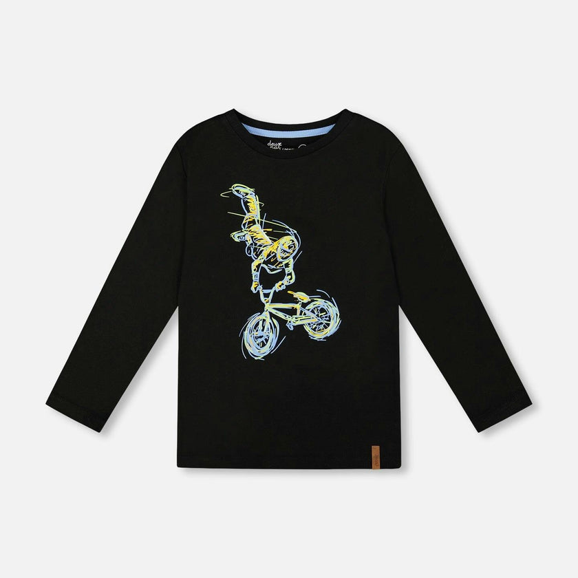 Long Sleeve Cotton Jersey Tee Shirt