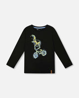 Long Sleeve Cotton Jersey Tee Shirt