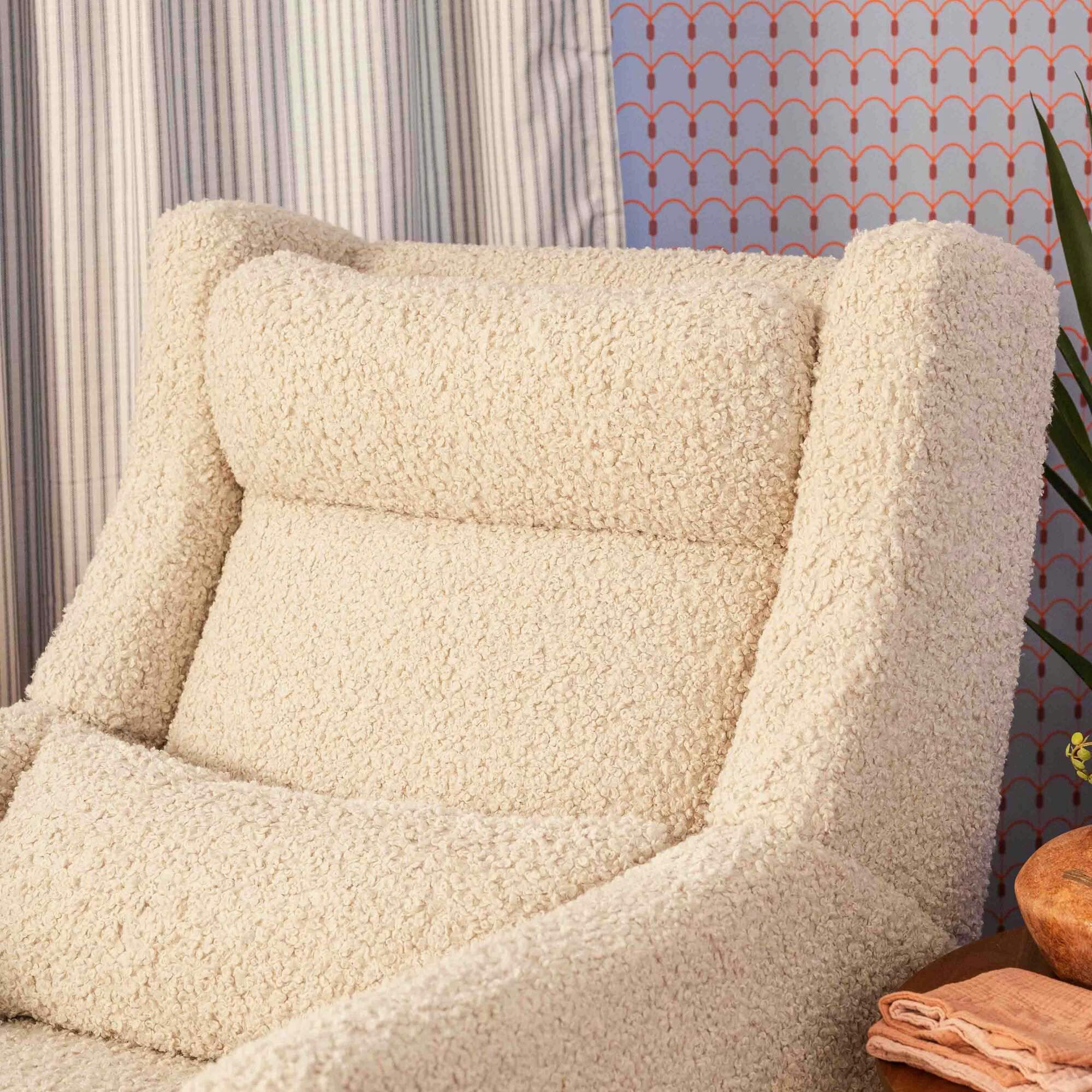 Kiwi Plus Power Recliner and Swivel Glider with Power Adjustable Headrest and USB Port in Almond Teddy Loop