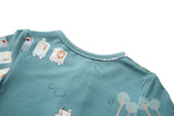 Bamboo Footie Pajama Sleepsuit - Le Petit Express Green