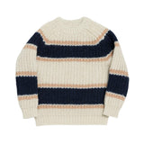 CHUNKY blue/cream sweater