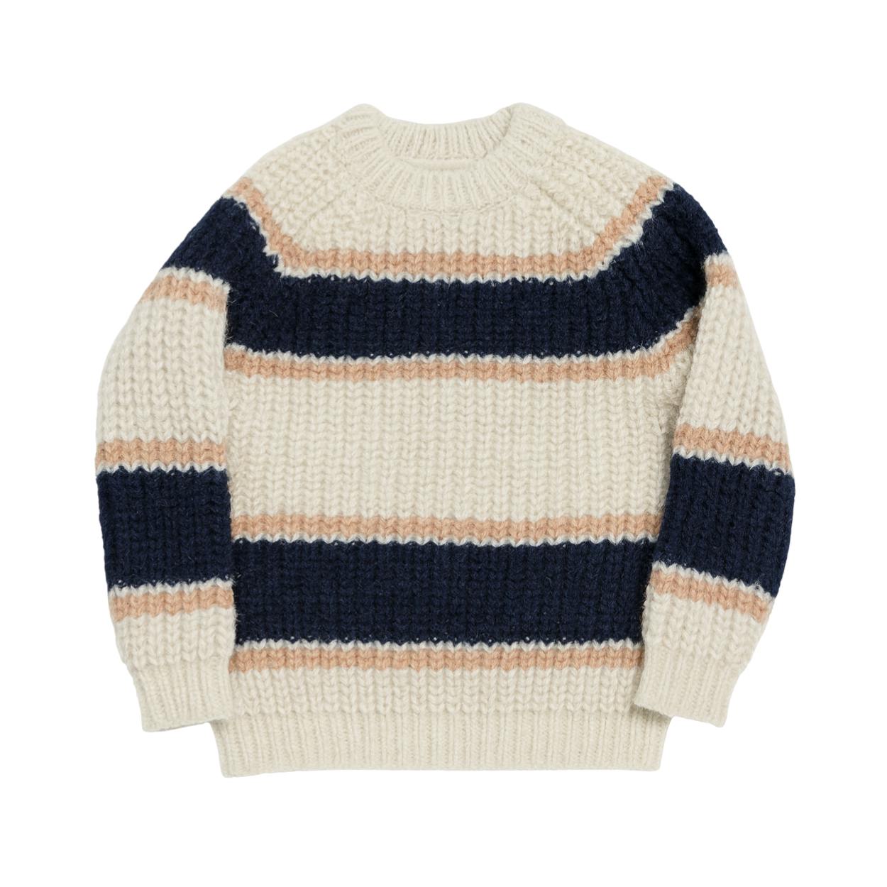 CHUNKY blue/cream sweater