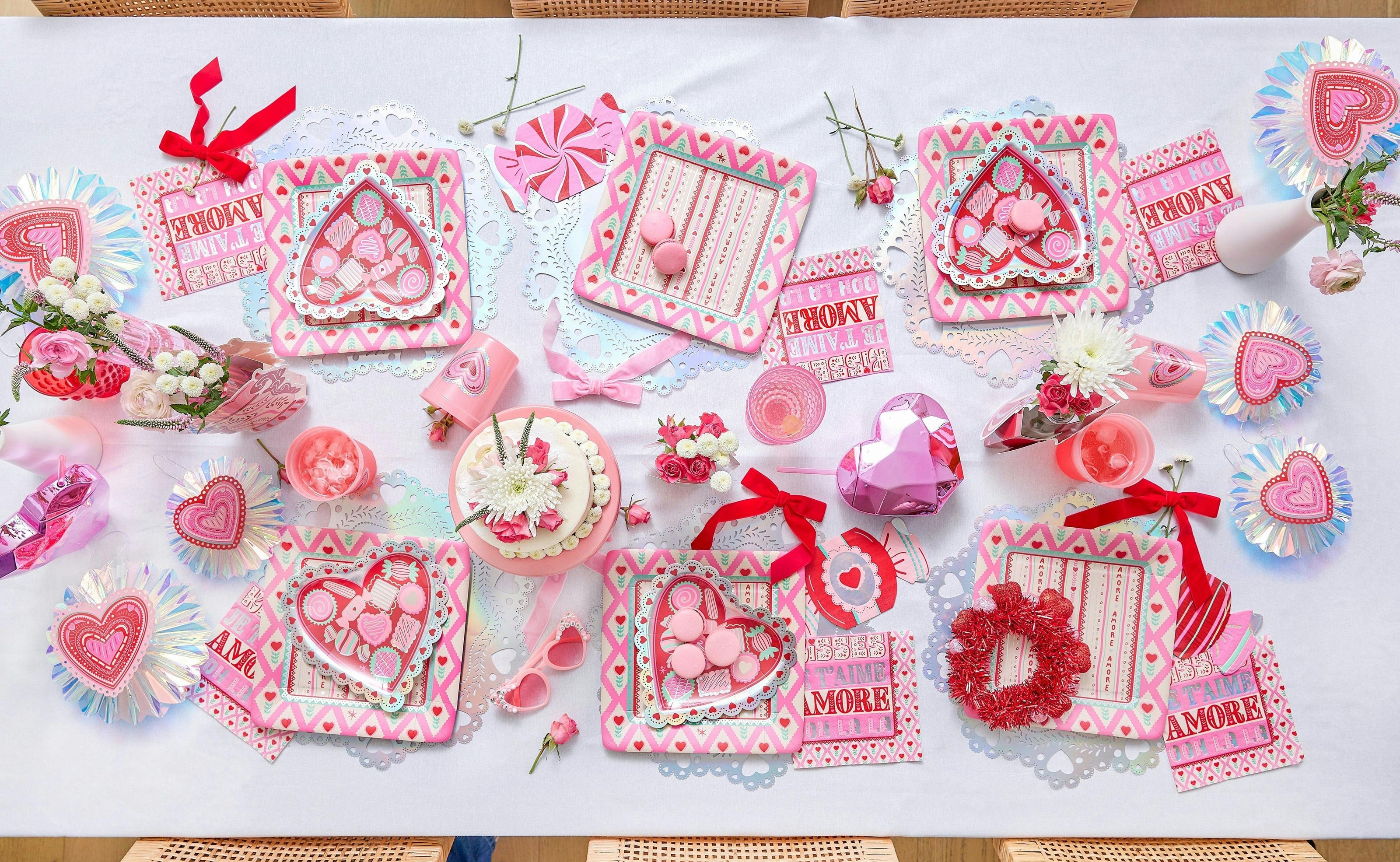 Sweetheart Iridescent Doily Placemats (10 count)