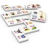Rhyming Words Dominoes for Ages 4-5 Kindergarten Learning
