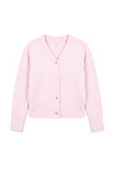 Gracie V-neck Cardigan Sweater - Pink