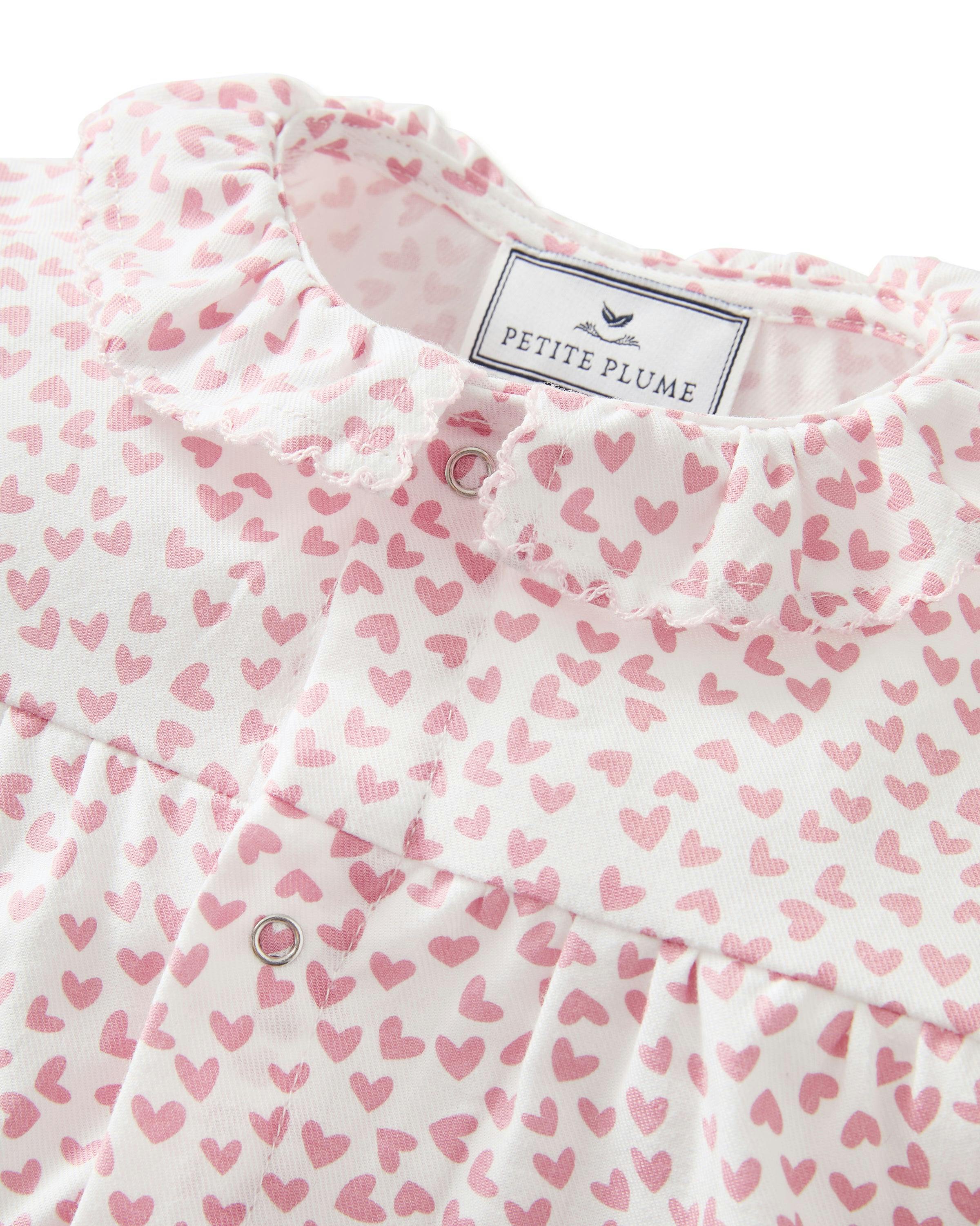 Baby's Twill Madeline Romper in Sweethearts