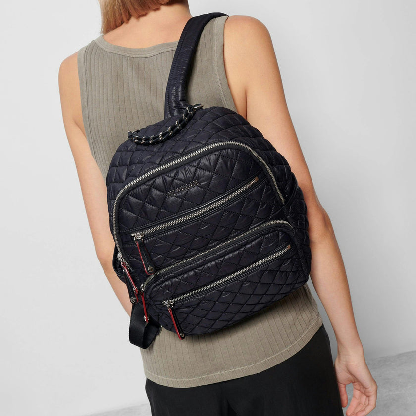 Black Small Crosby Backpack