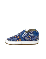 Whale Tale Soft Soles in Dark Blue