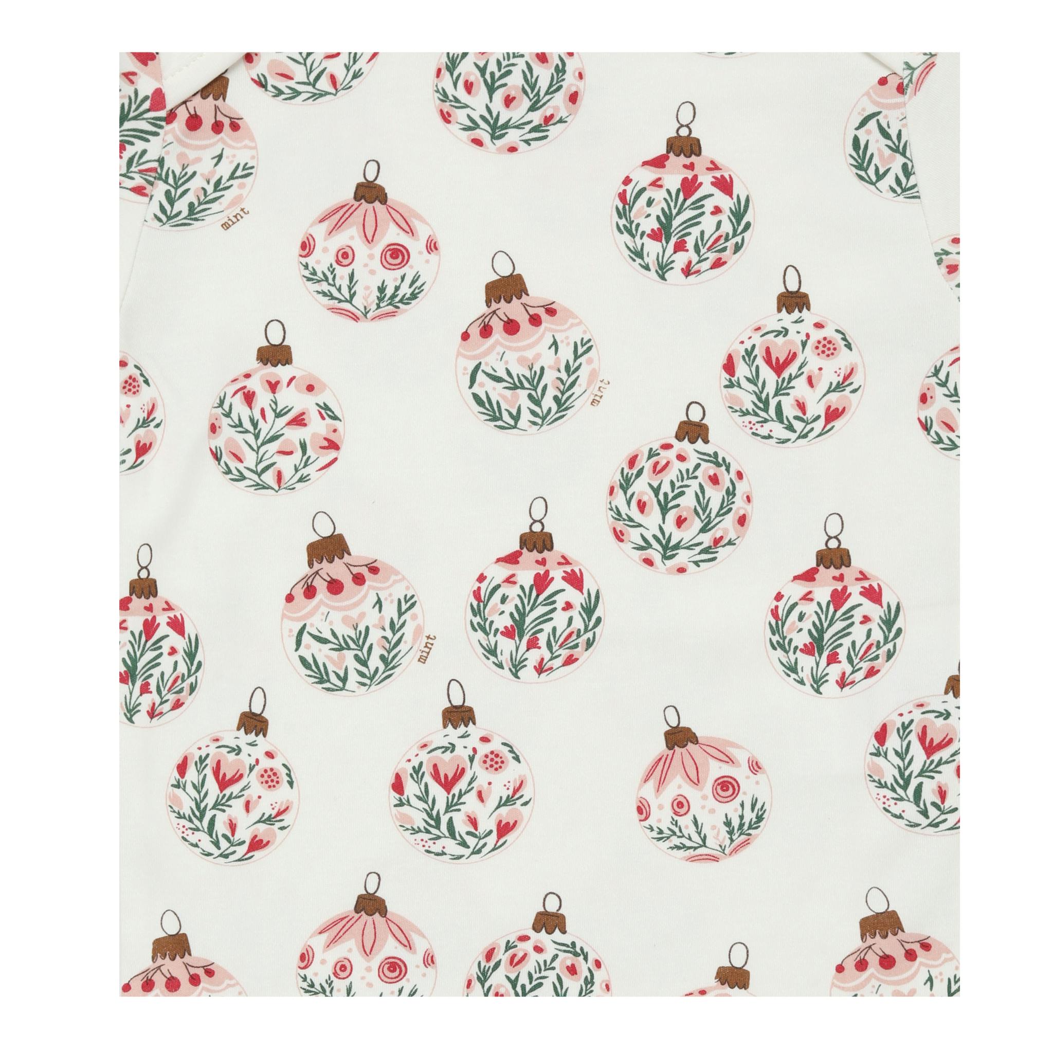 Ornament Garden Zip-up Bodysuit