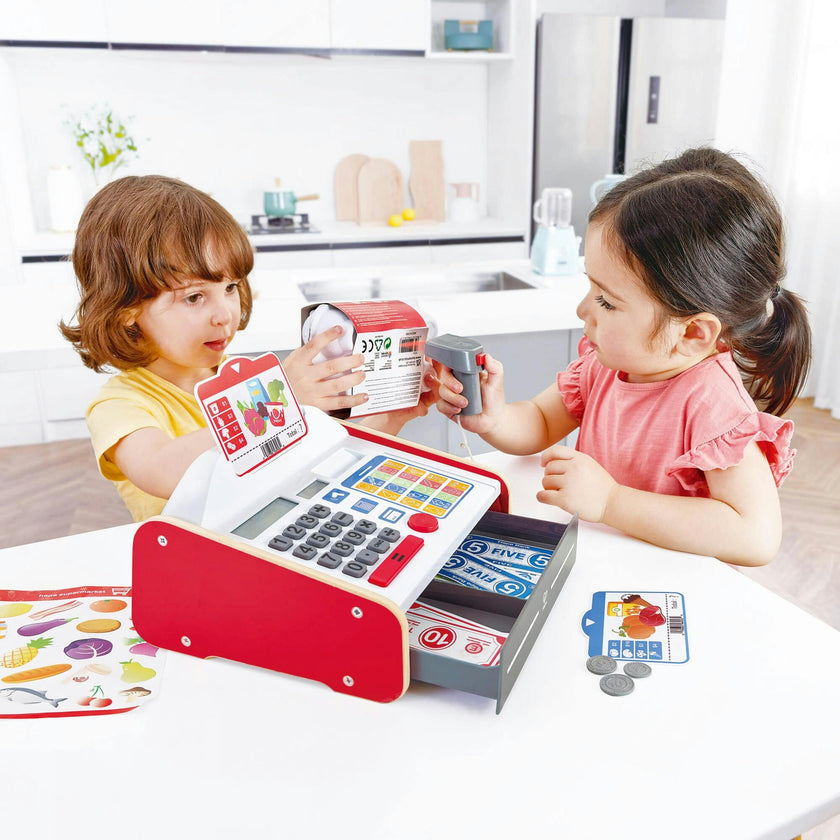 Hape: Beep 'N' Buy Cash Register - 24pc