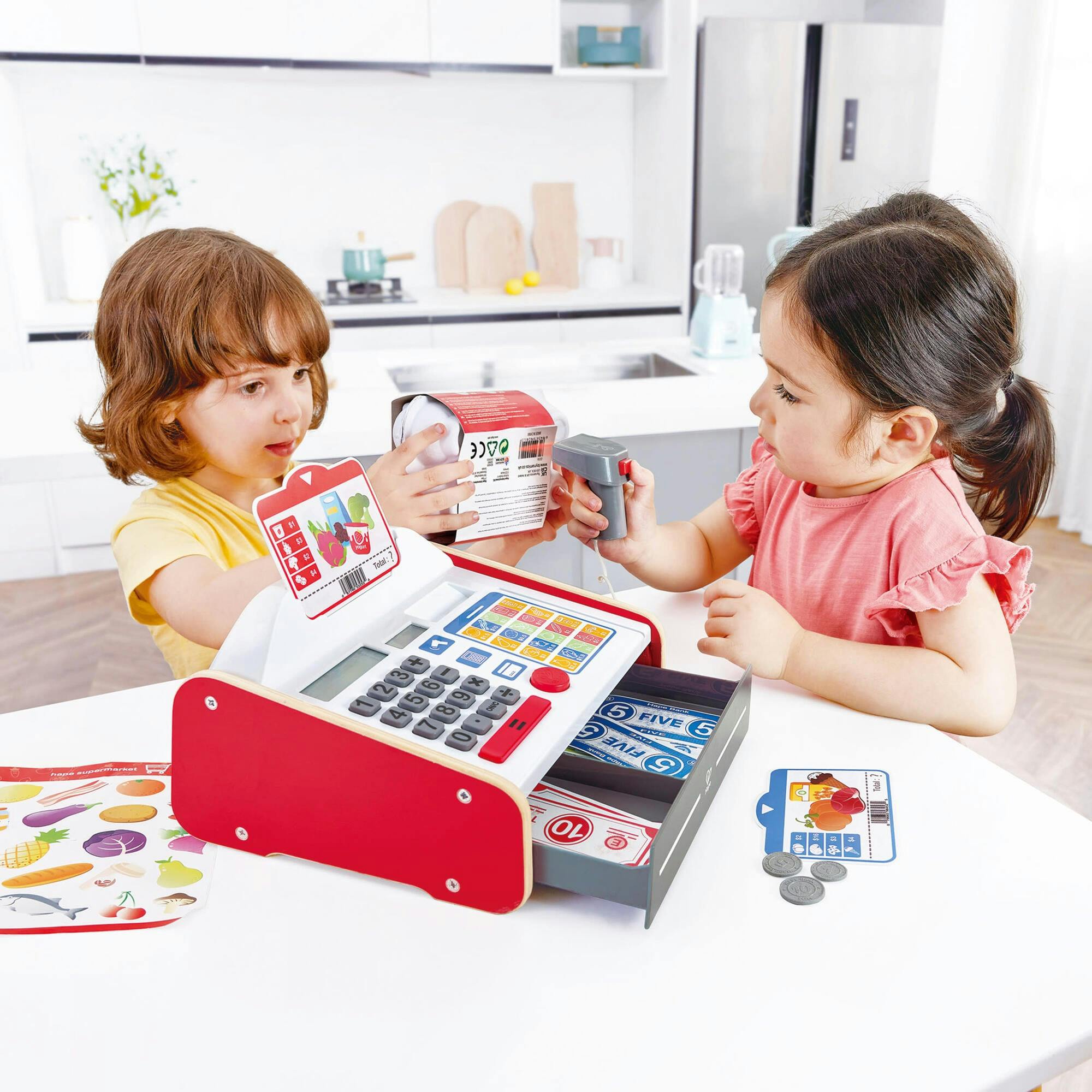 Hape: Beep 'N' Buy Cash Register - 24pc