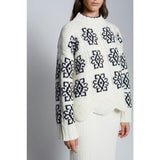 SIENNA SWEATER | IVORY + BLACK