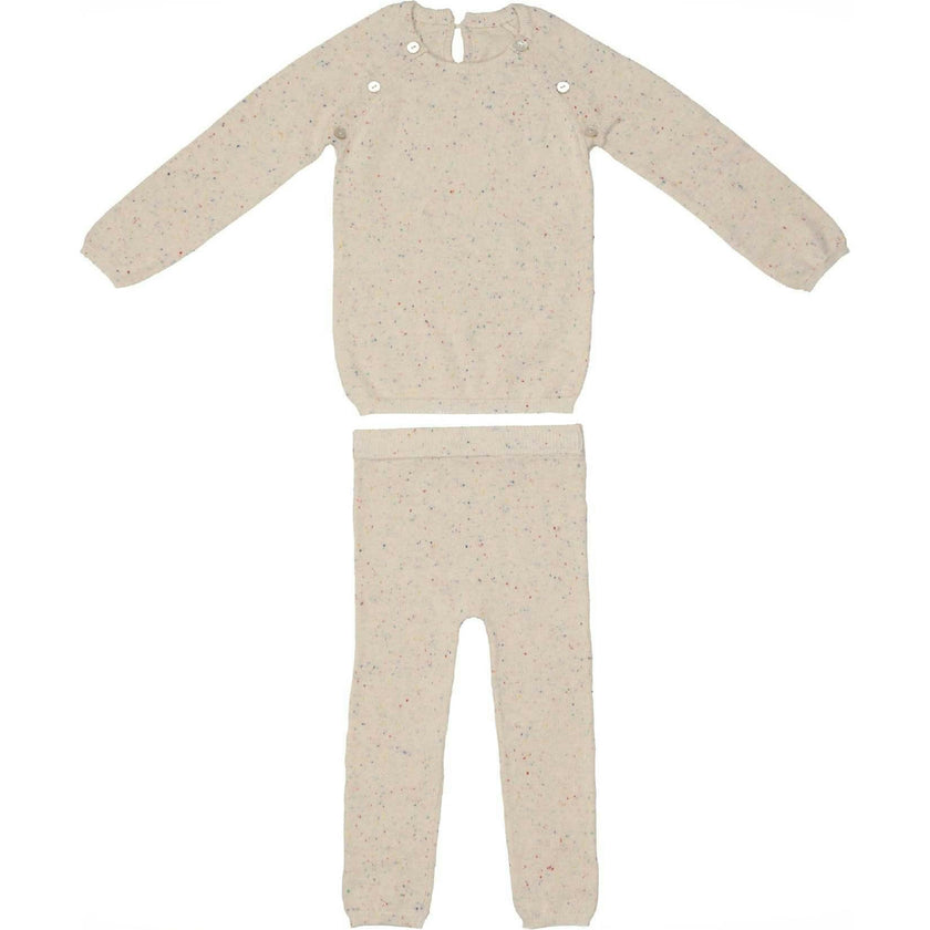 Heather Flecked 2-Piece Set