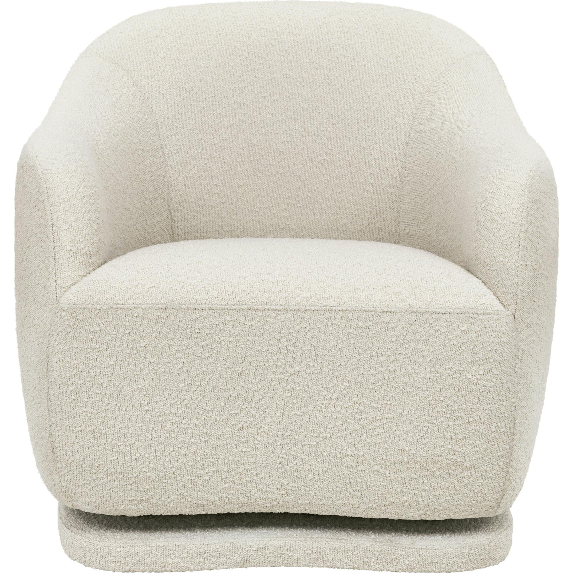 Foy Glider In Boucle In Ivory Boucle