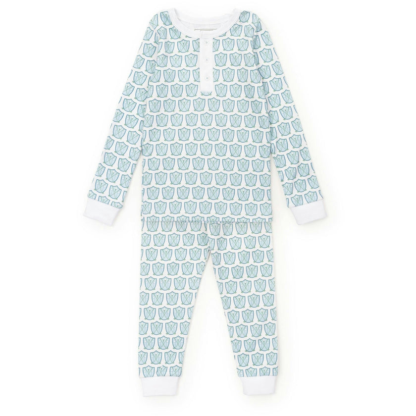 Jack Boys' Pajama Pant Set - Golf Crest Blue